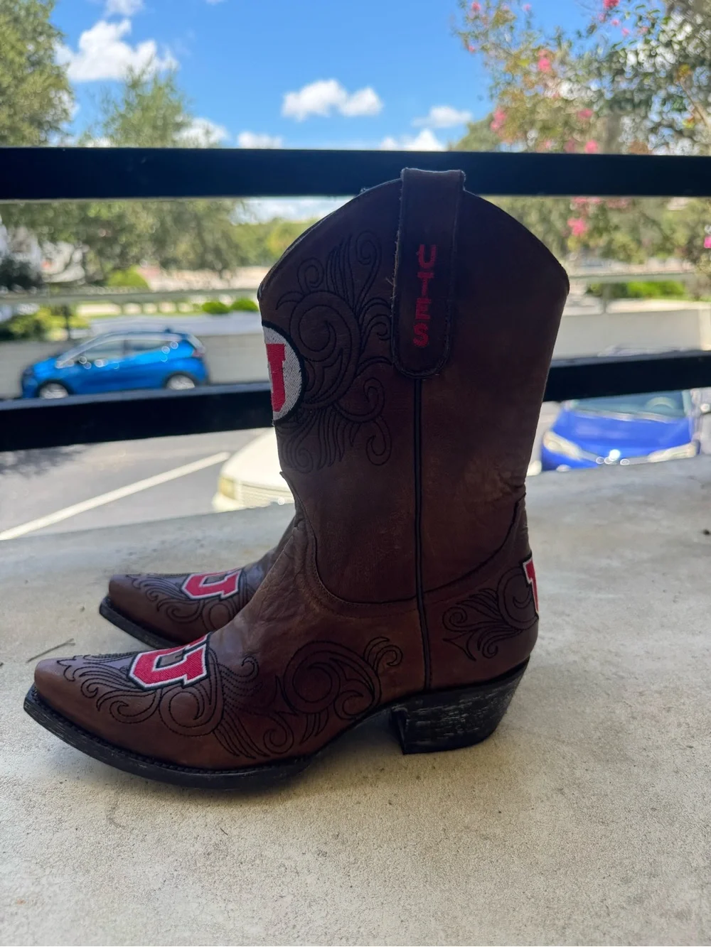 NCAA Utah Utes college football Women's Cowboy boots University of Utah
